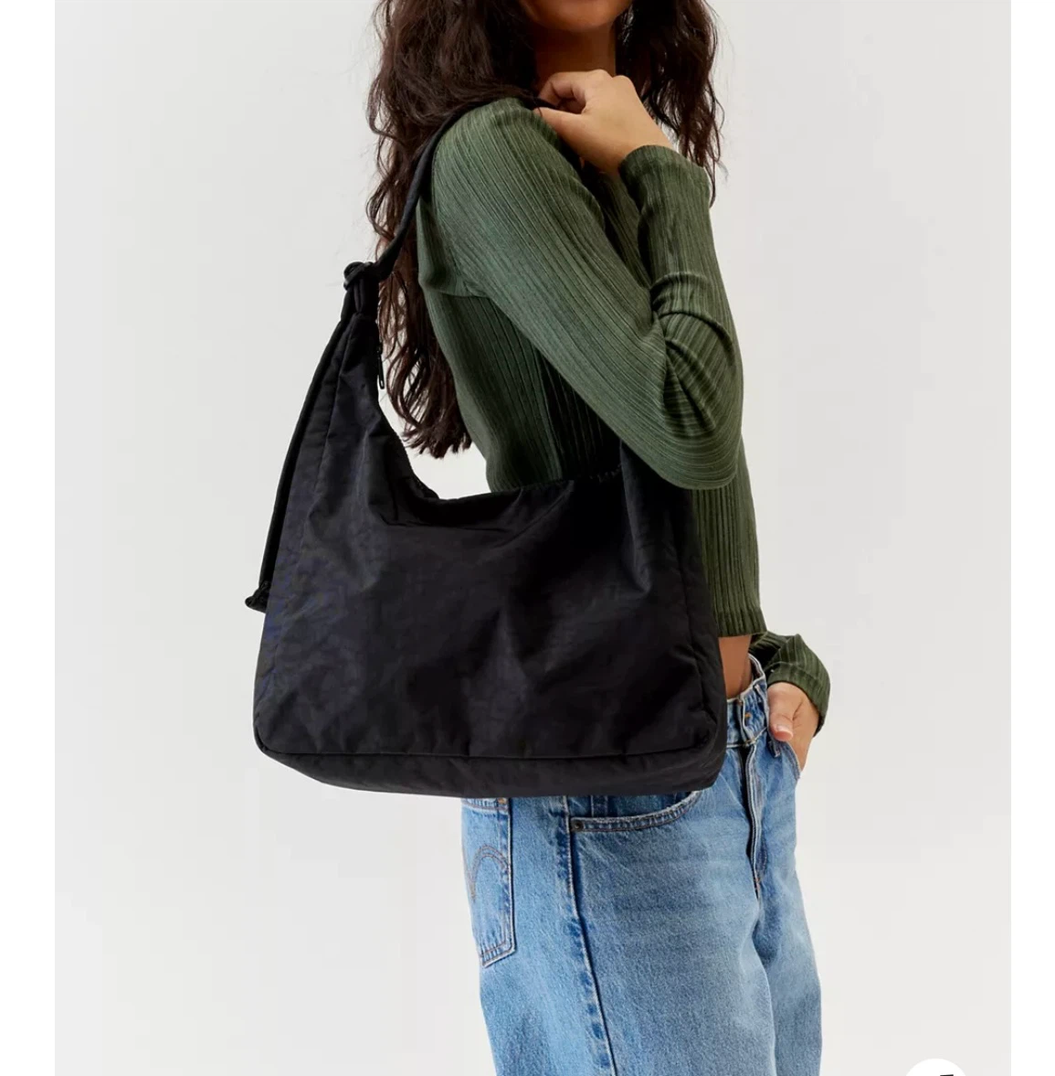 Baggu Nylon Shoulder Bag Black