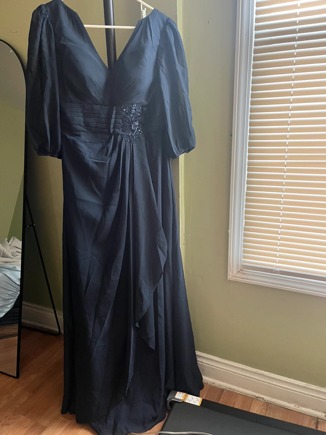 Dark Navy Formal Evening Dress