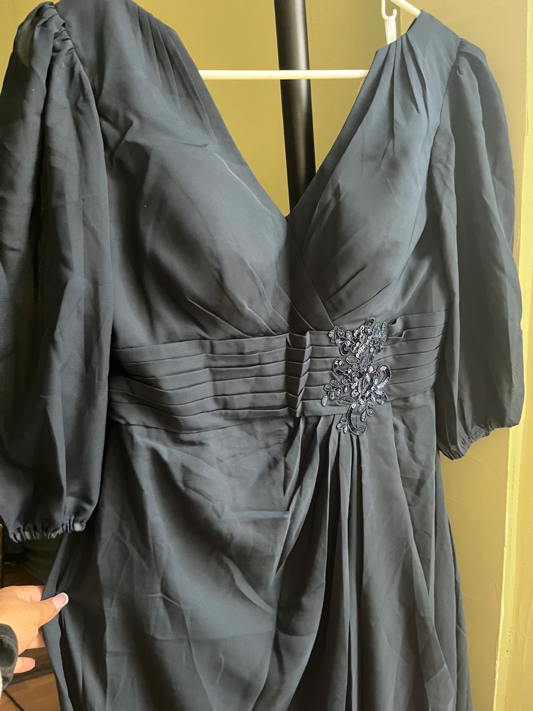 Dark Navy Formal Evening Dress - photo 2