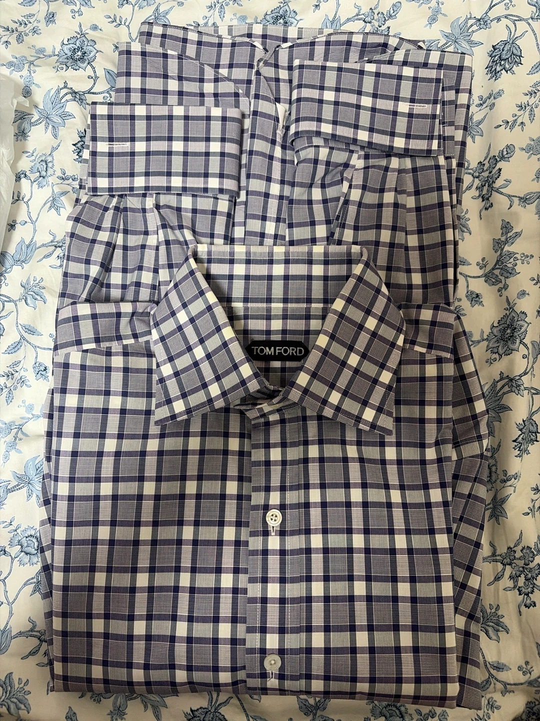 Tom Ford Men's Plaid Button-Down Shirt