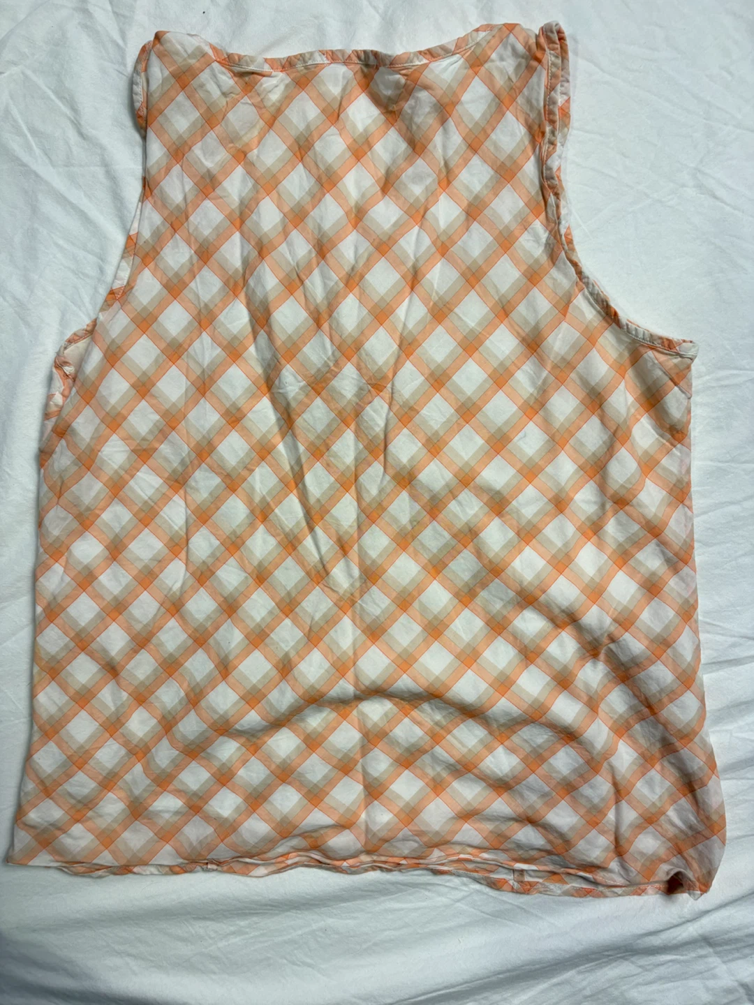 Gap Plaid Sleeveless Top