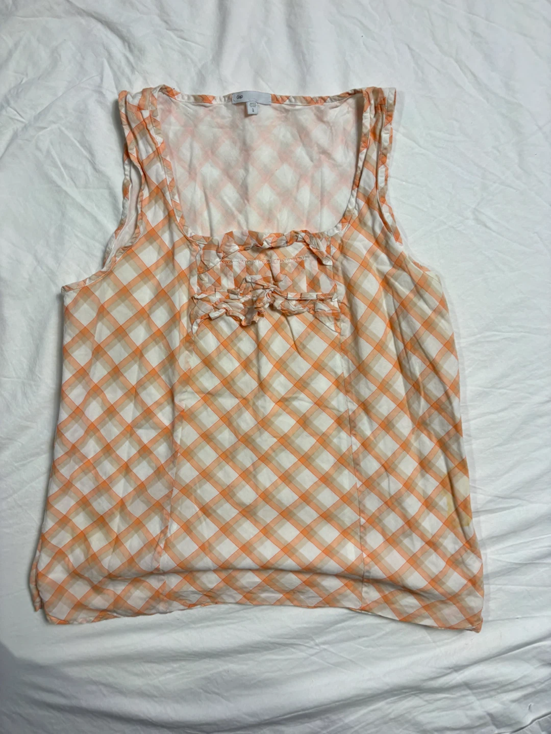 Gap Plaid Sleeveless Top - photo 2