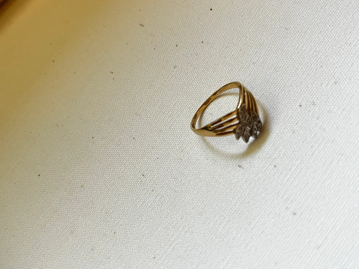 10K Gold Ring with Diamond Accents - photo 3