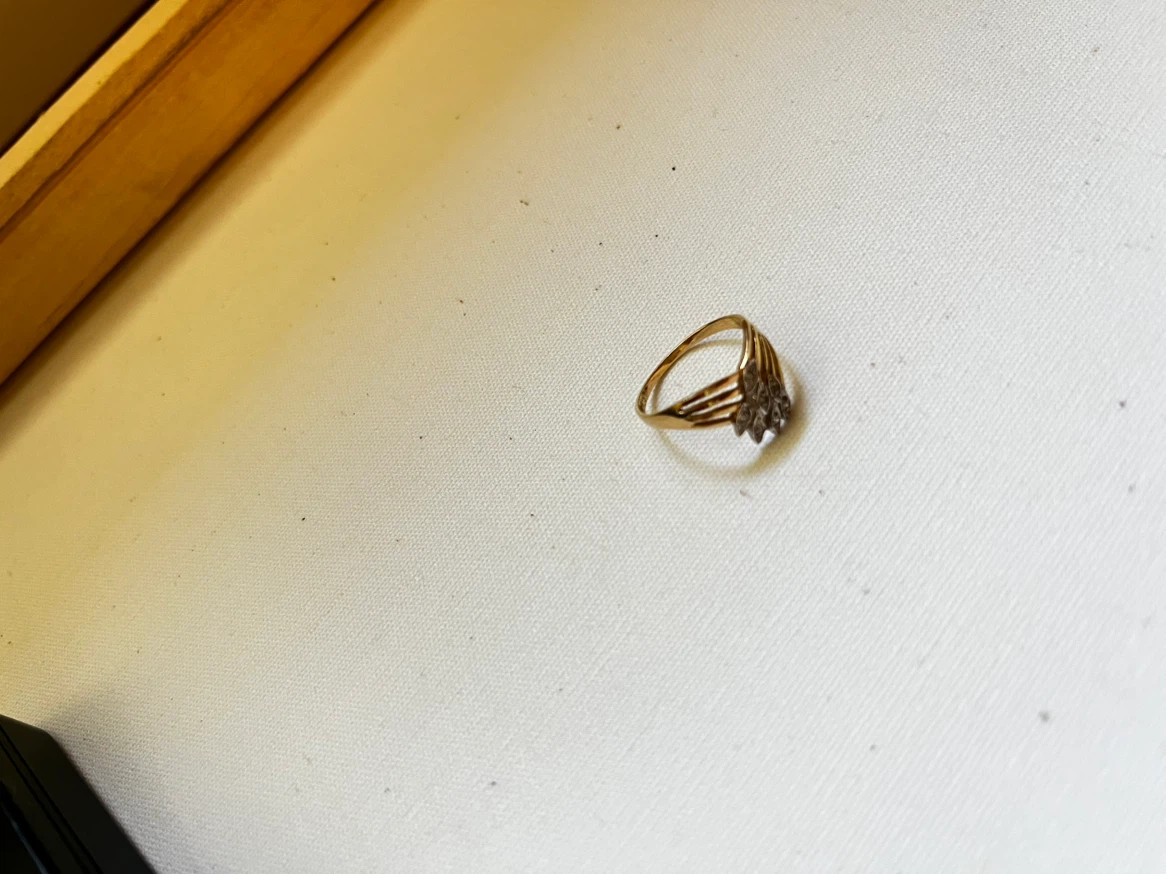 10K Gold Ring with Diamond Accents - photo 4