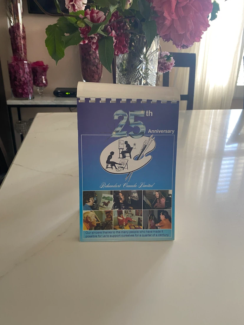 Vintage 1986 Rehandart Canada Art Calendar - photo 2
