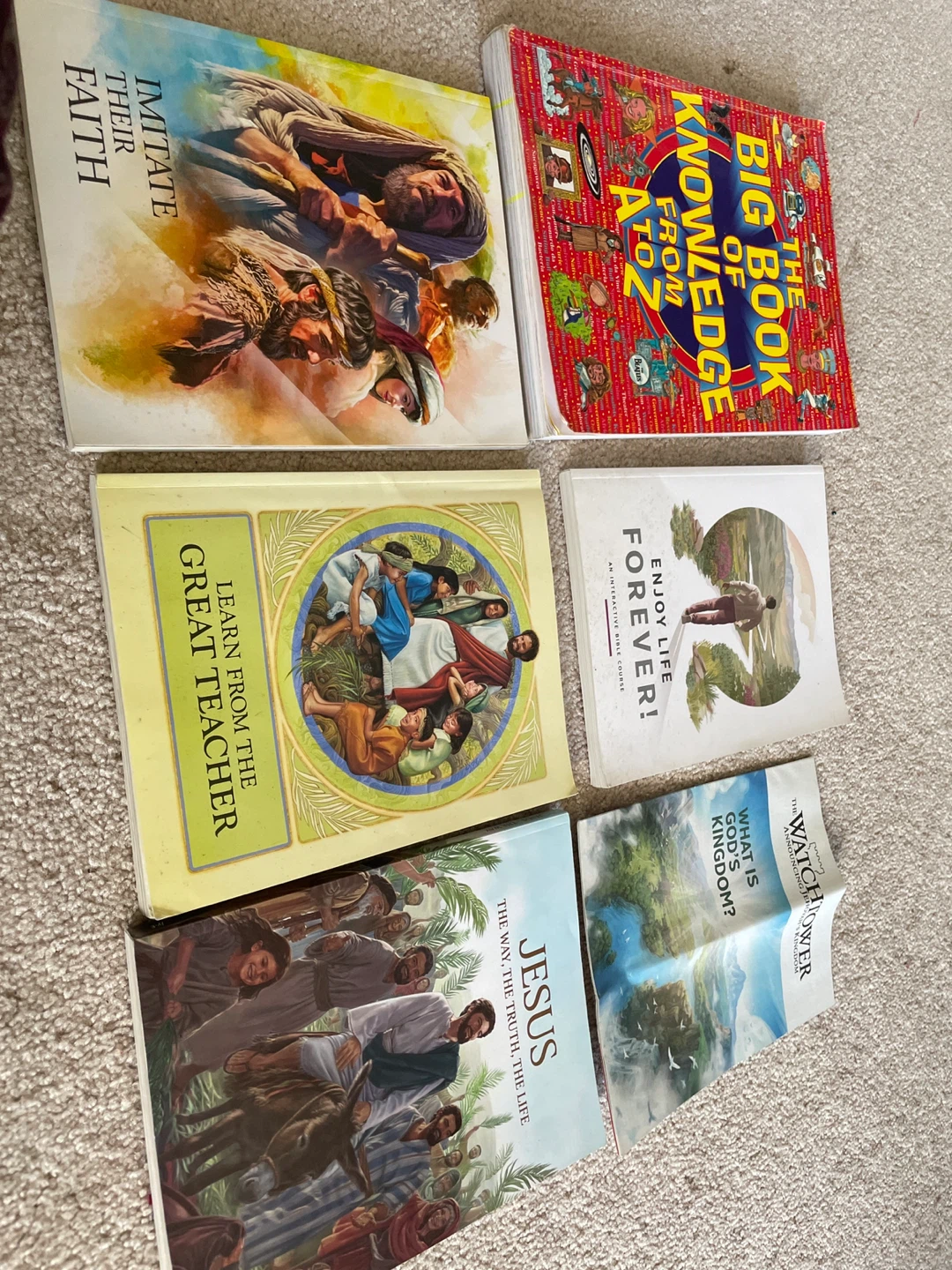Set of 6 Religious Educational Books