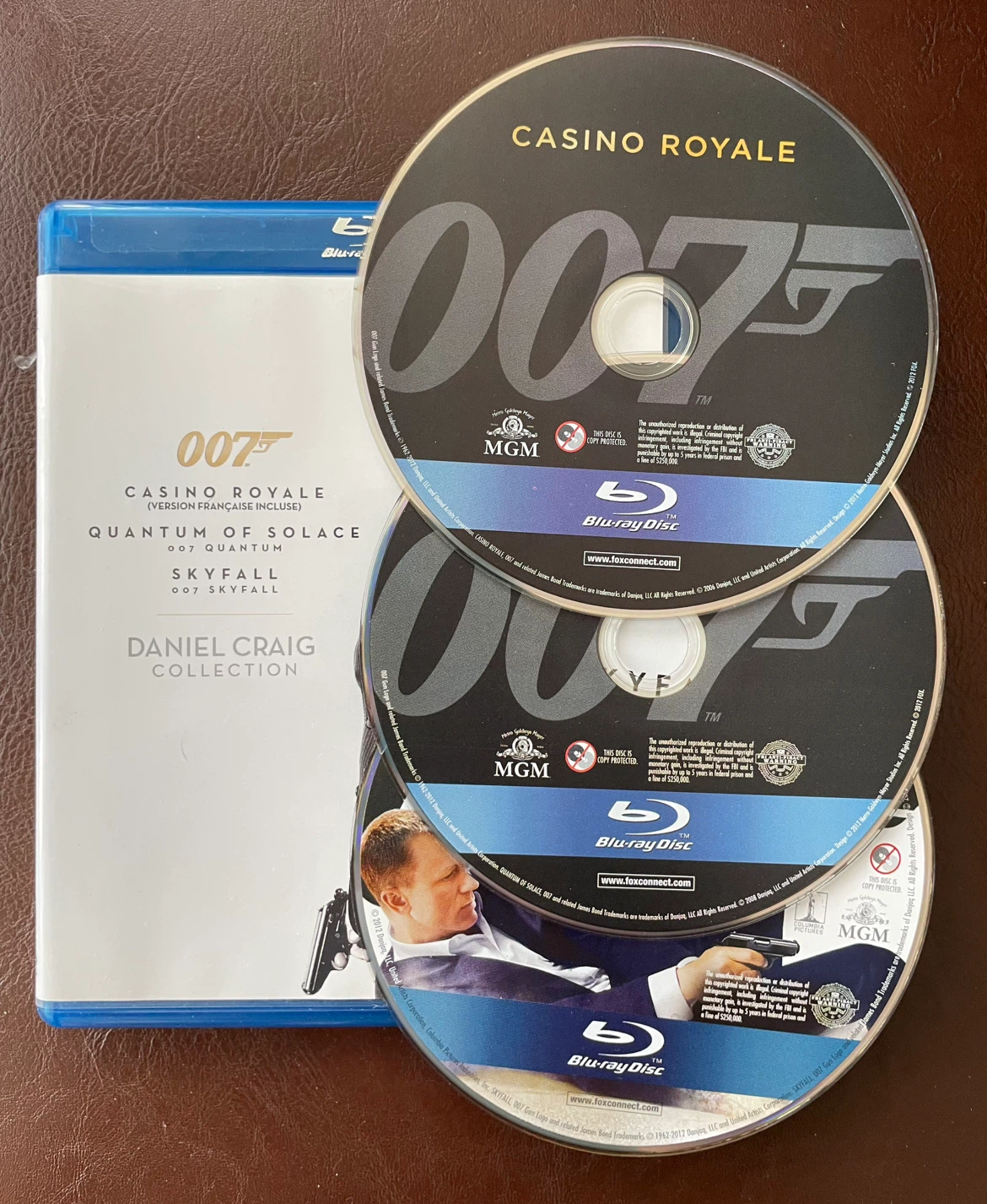 Daniel Craig Collection Blu Ray Set, James Bond