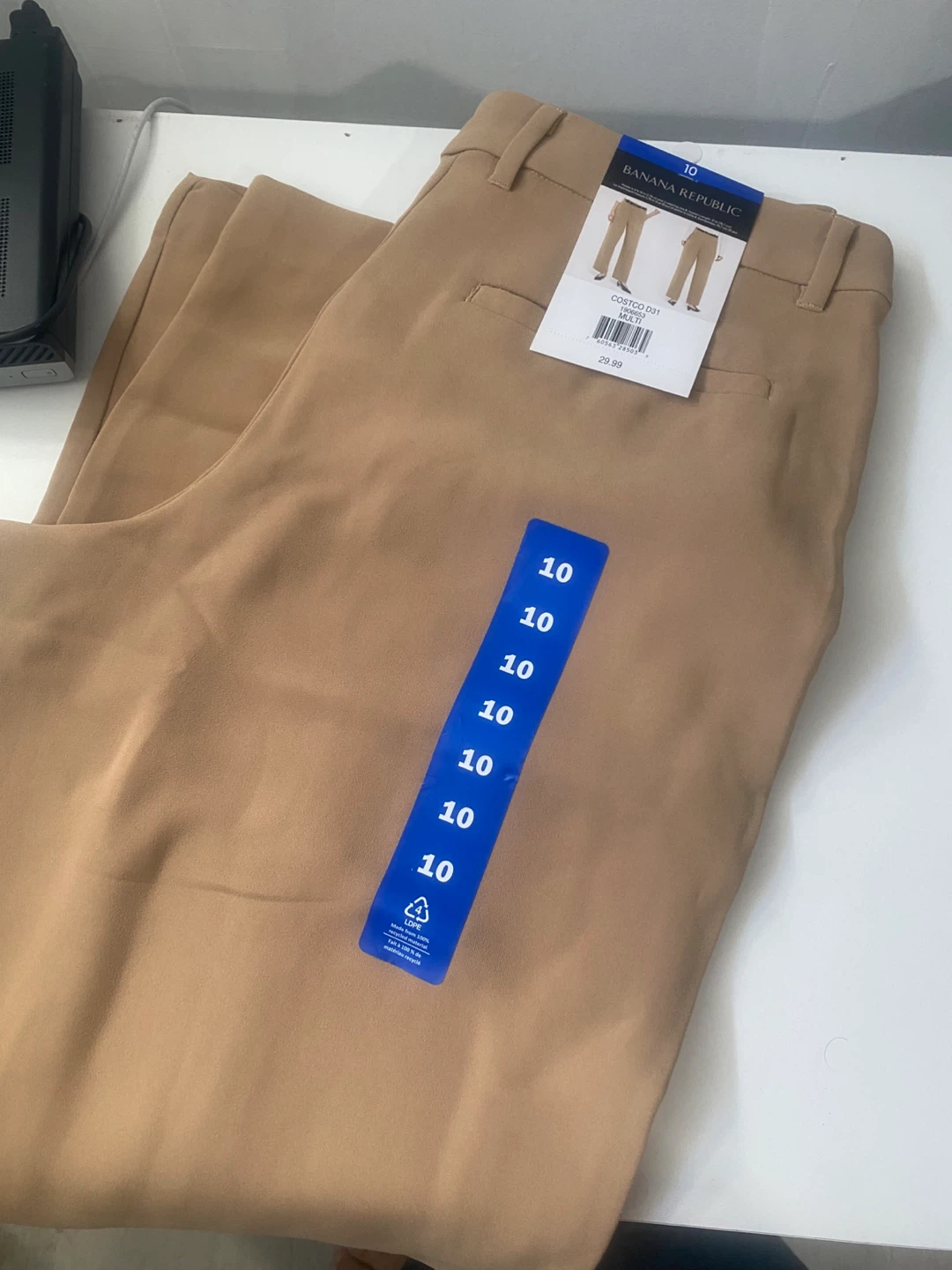 Banana Republic Tan Trousers Size 10 - photo 2