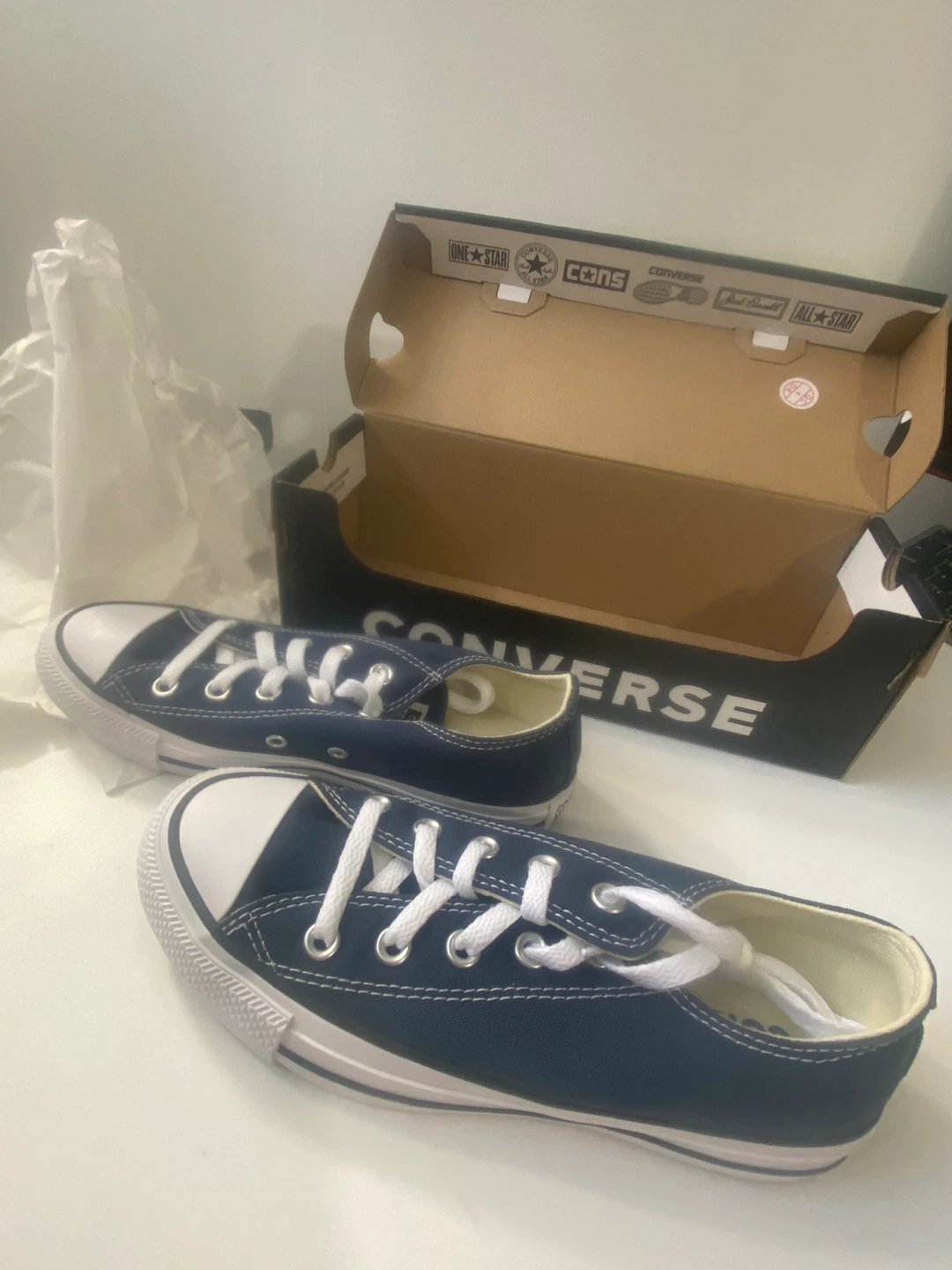 Converse All Star OX Navy Sneakers - photo 5