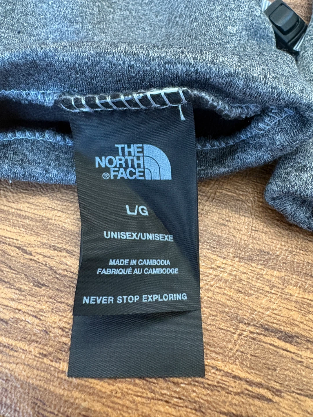North Face Grey Etip Touchscreen Size Large Gloves Unisex - photo 2