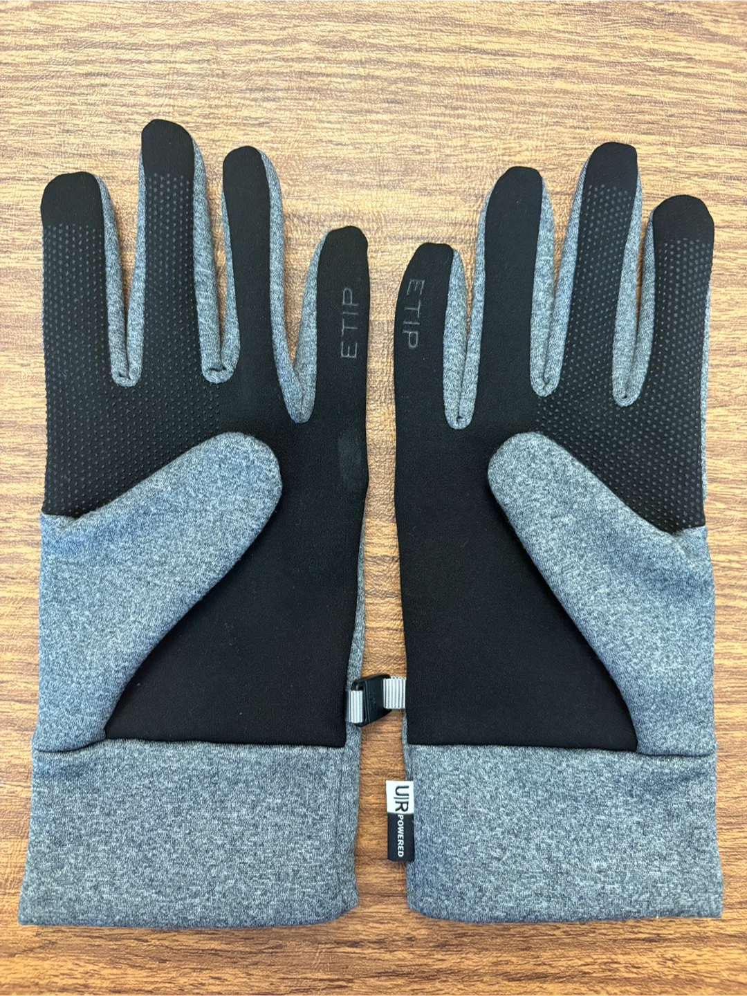 North Face Grey Etip Touchscreen Size Large Gloves Unisex - photo 3