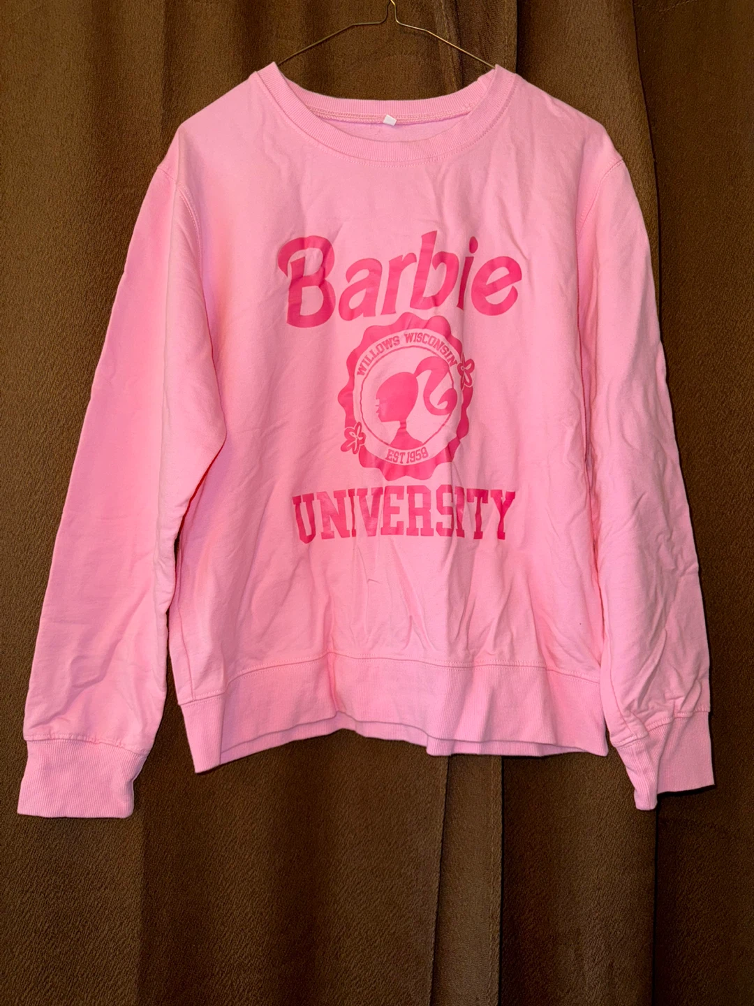 Barbie University Graphic Long Sleeve Shirt
