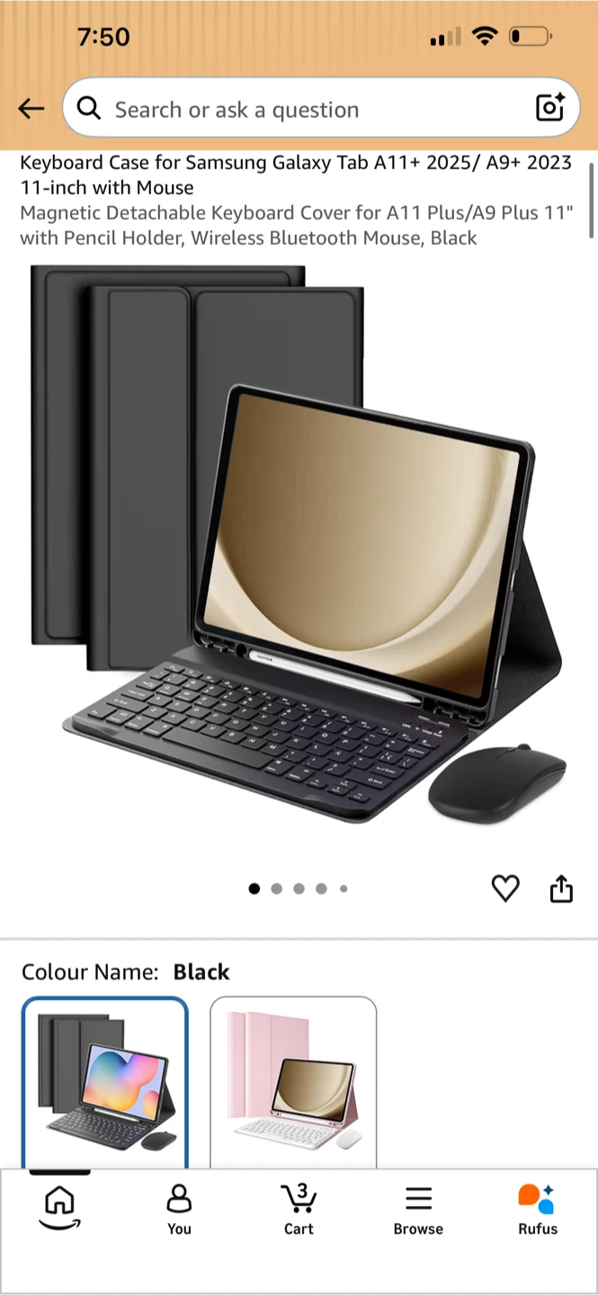 New Smart Keyboard Case and Mouse for Samsung Galaxy Tab