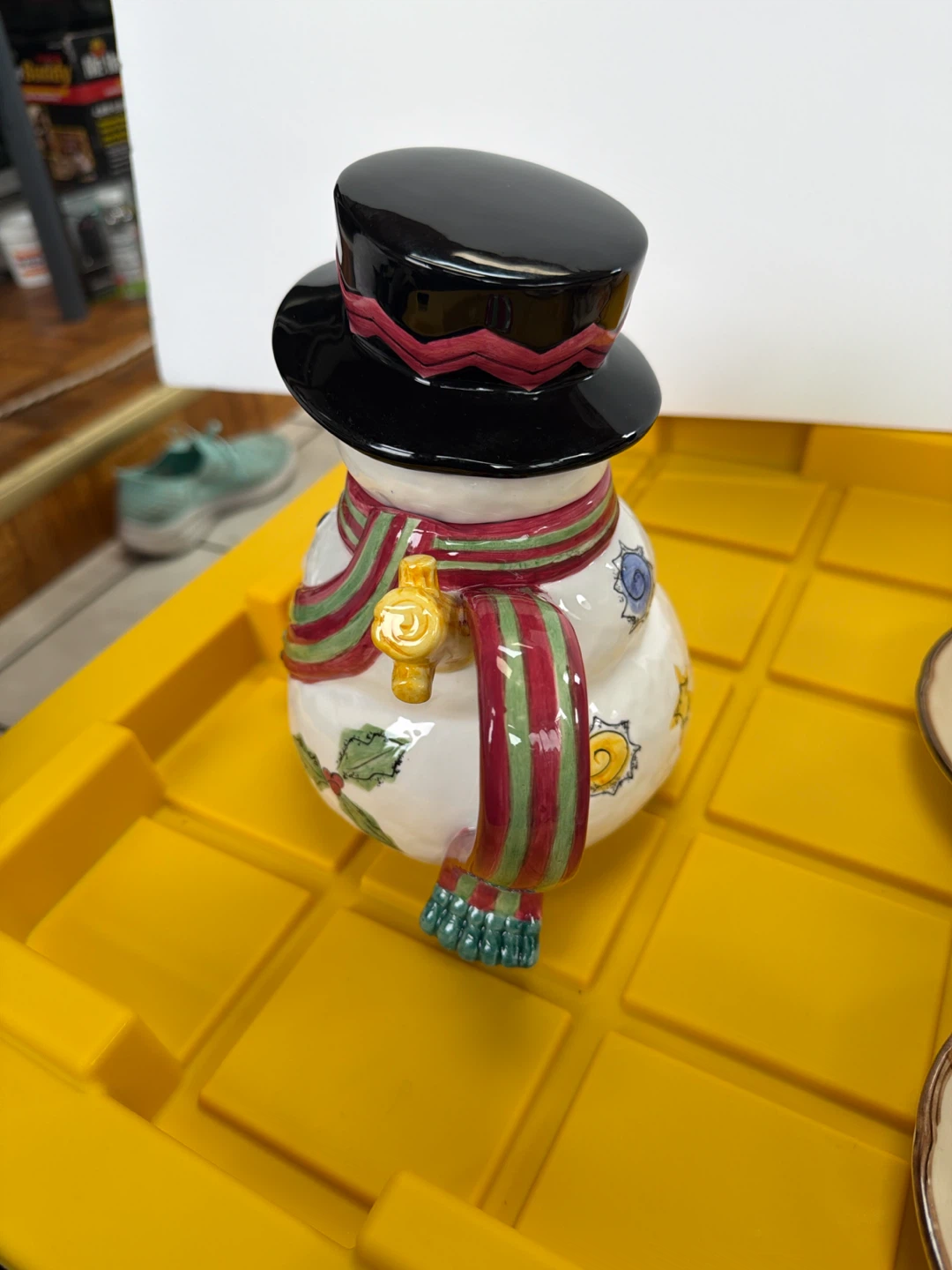 Ceramic Snowman Teapot - photo 2
