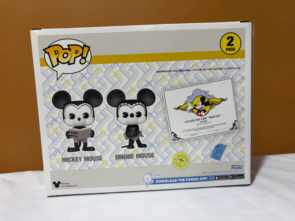 Mickey Mouse & Minnie Mouse Funko Pop! - D23 2022 Exclusive - photo 2