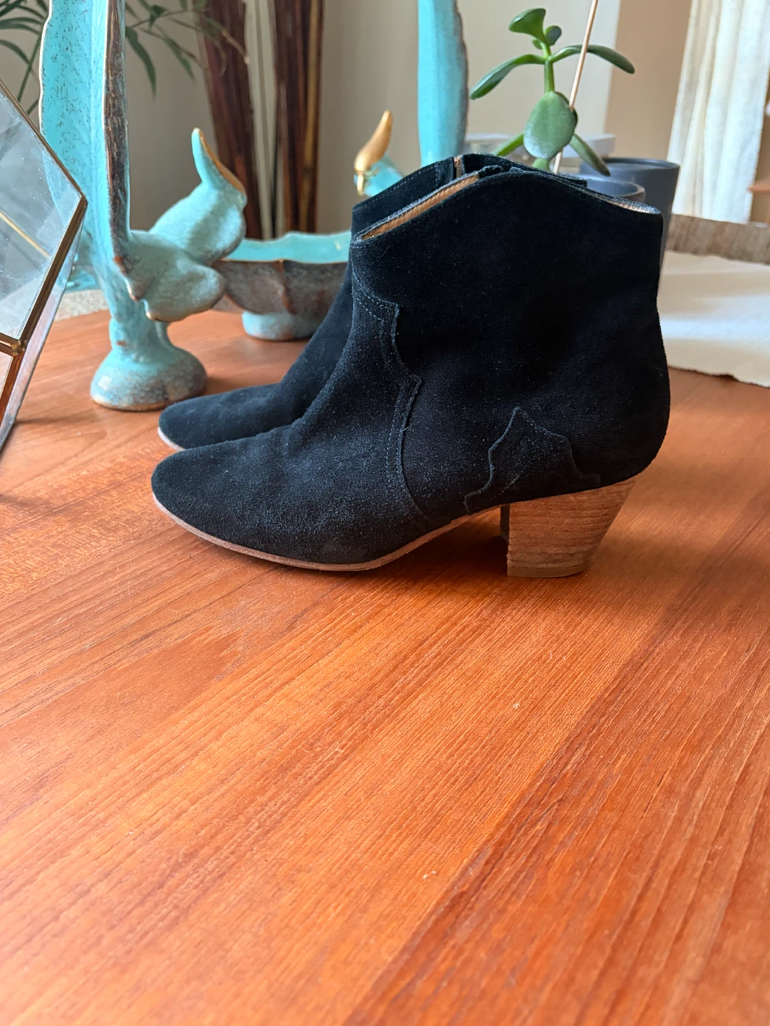 Isabel Marant Dicker Suede Ankle Boots - photo 4