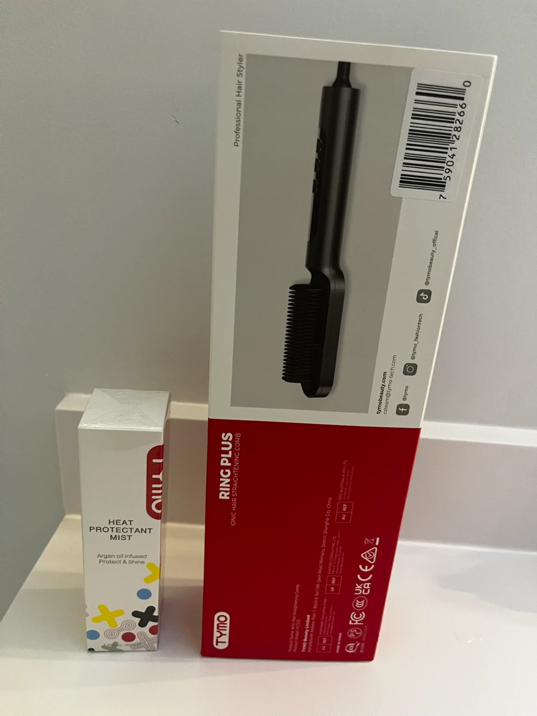 TYMO Ring Plus Ionic Hair Straightening Comb - photo 2
