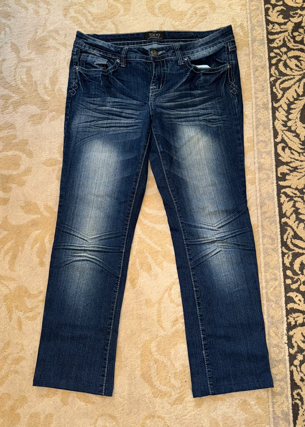Tokyo Low Rise Bootcut Dark Wash Jeans