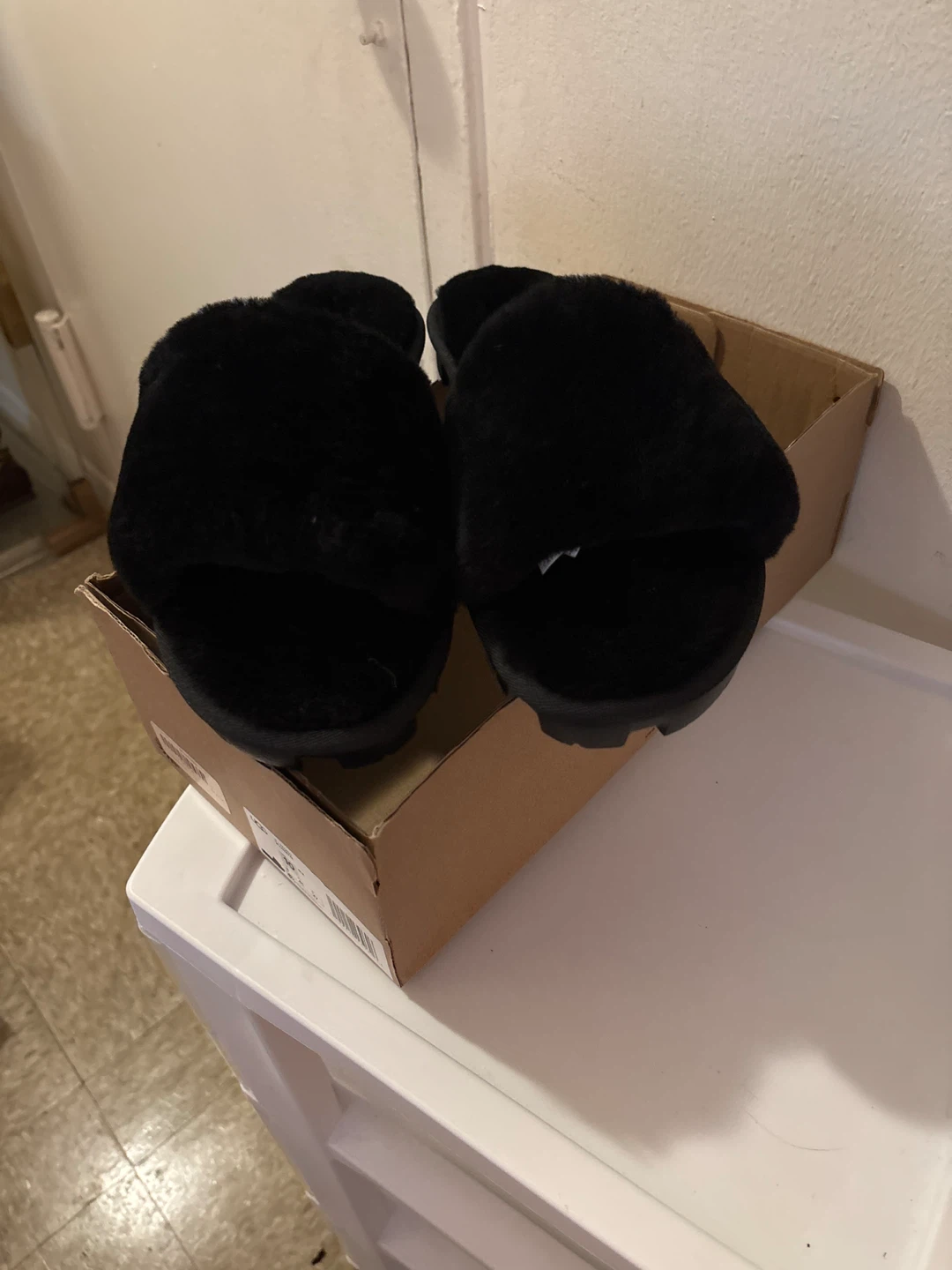 UGG Fluff Yeah Black Slides - photo 2