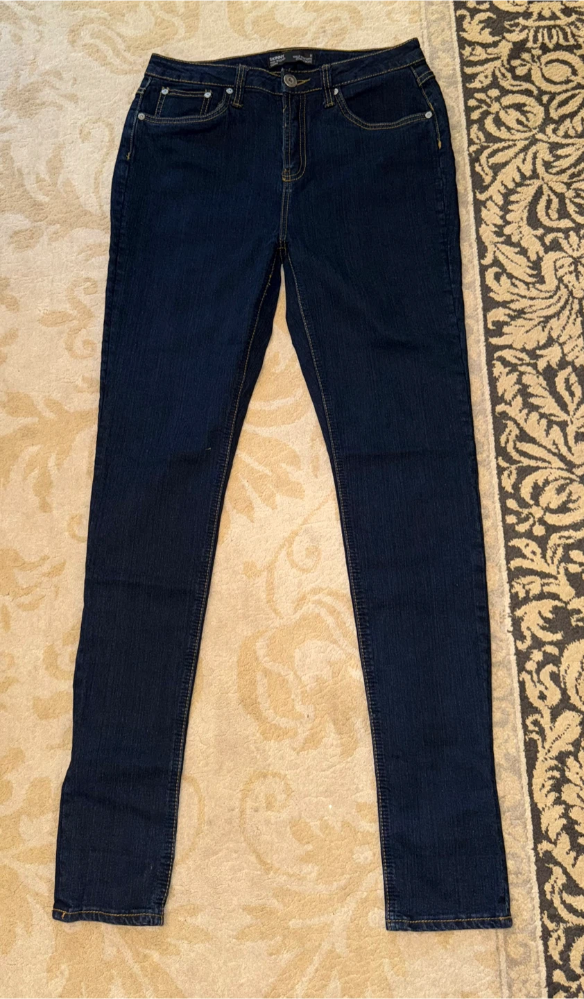 Bongo Skinny High Waisted Dark Wash Jeans