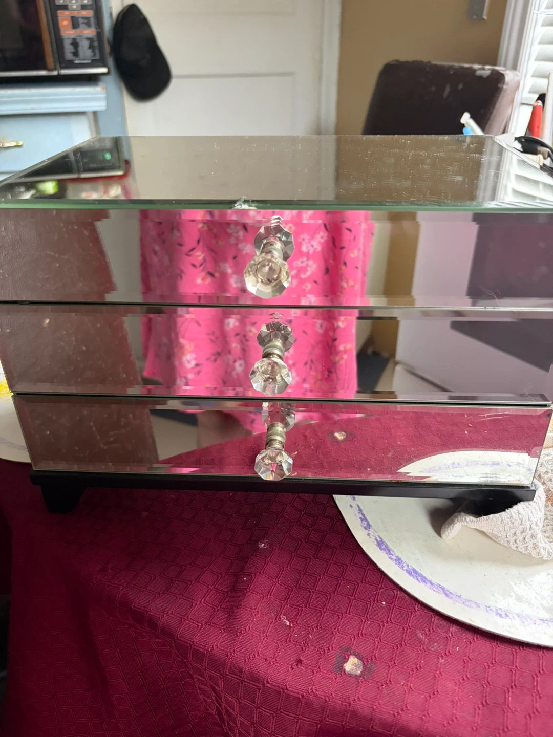 Mirrored Jewellery Box