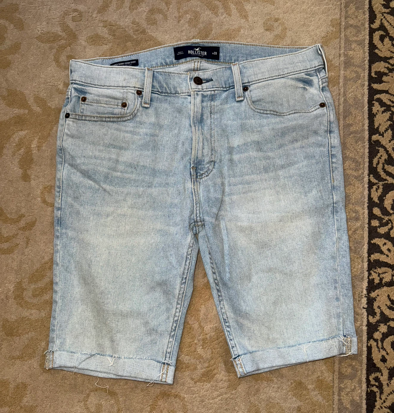 Hollister Super Skinny Denim Shorts