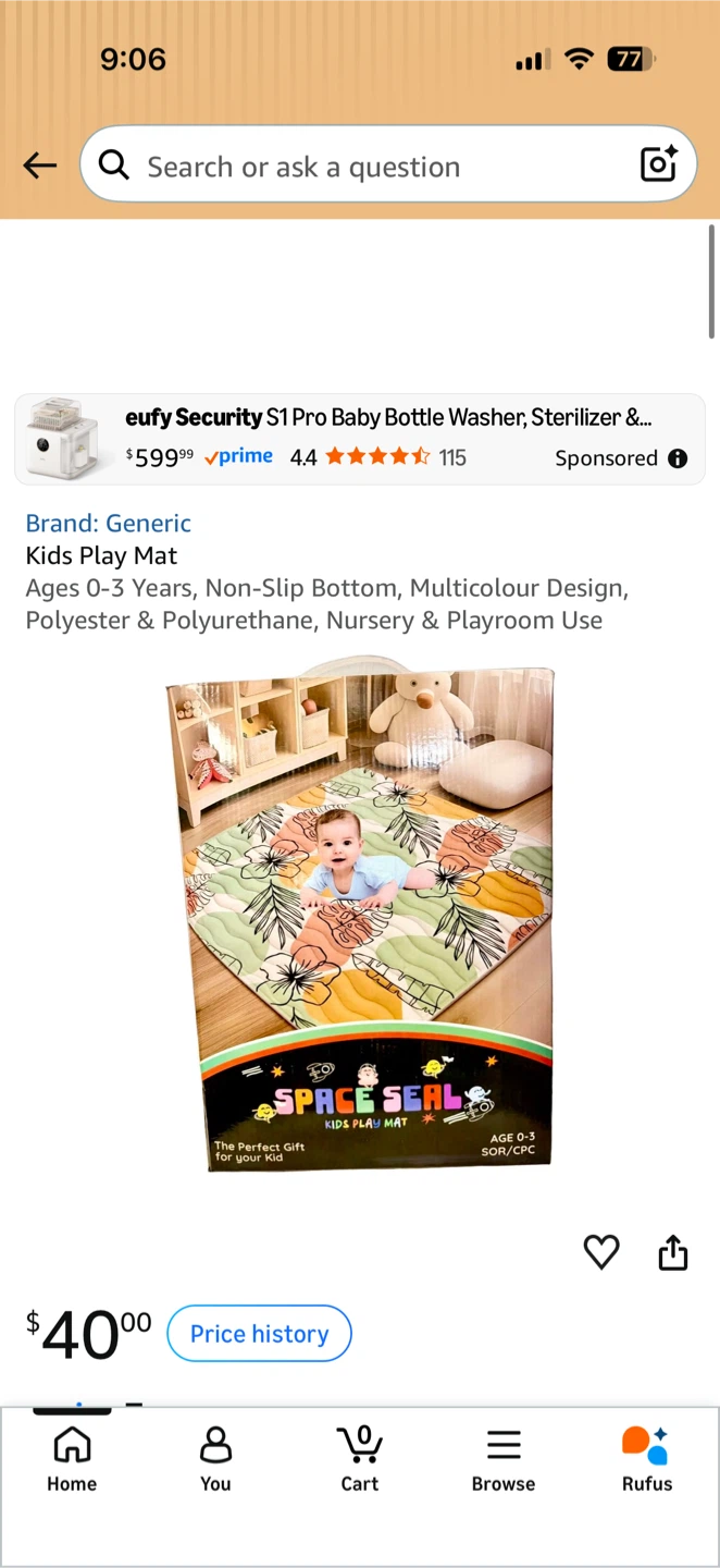 Space Seal Baby Play Mat - photo 4