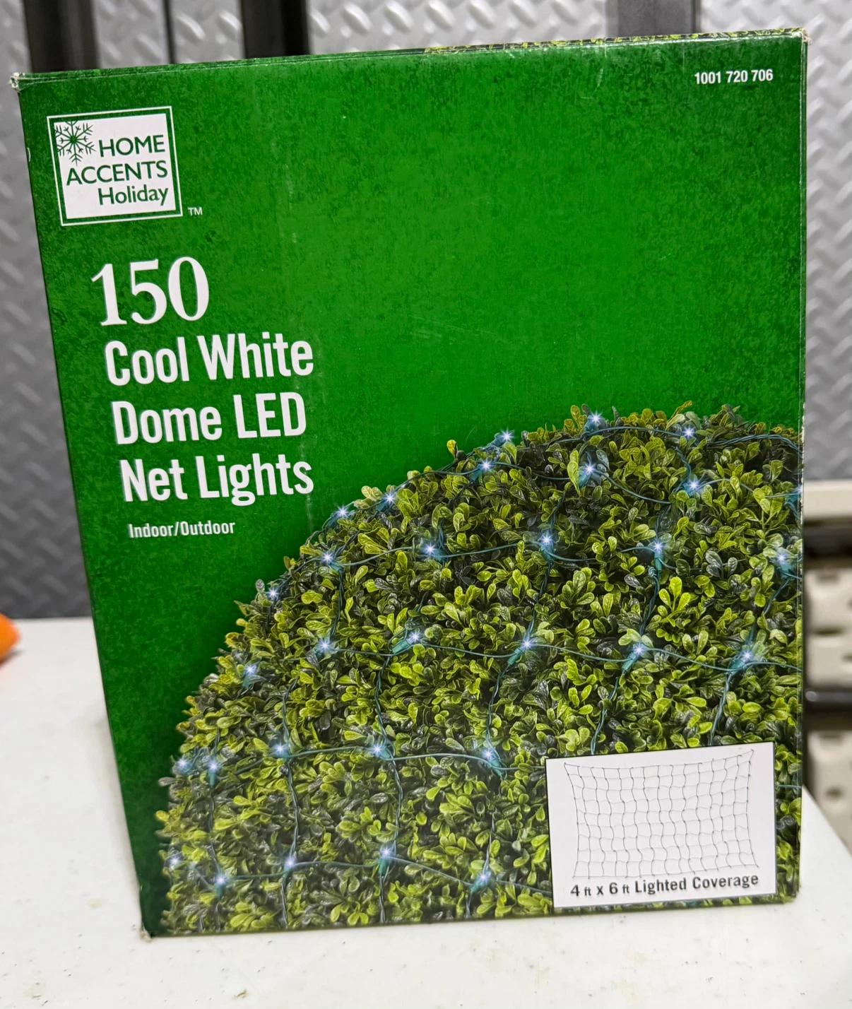 Home Accents Holiday 150 Cool White Dome LED Net Lights