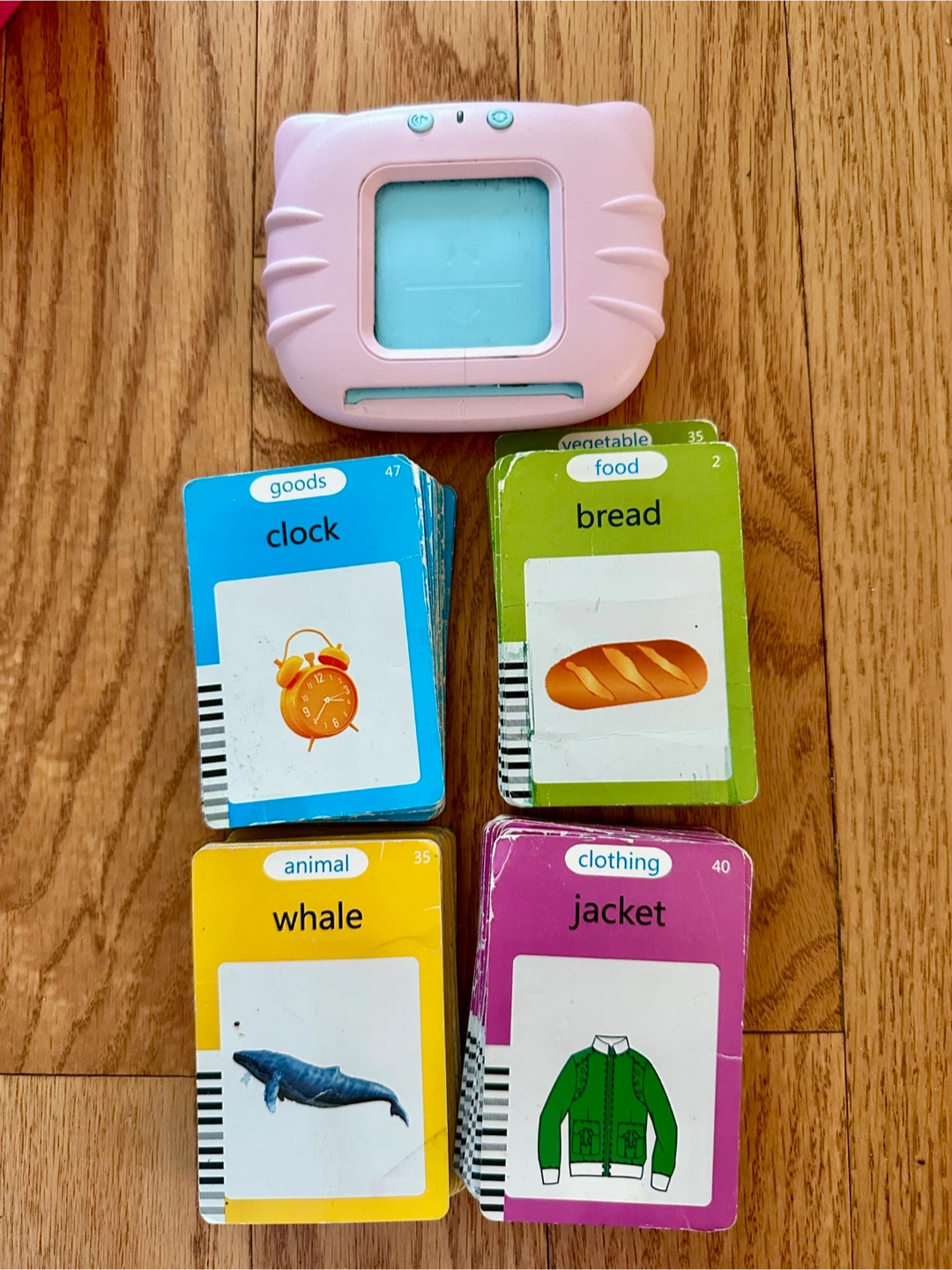 Interactive Educational Learning Flashcard Reader