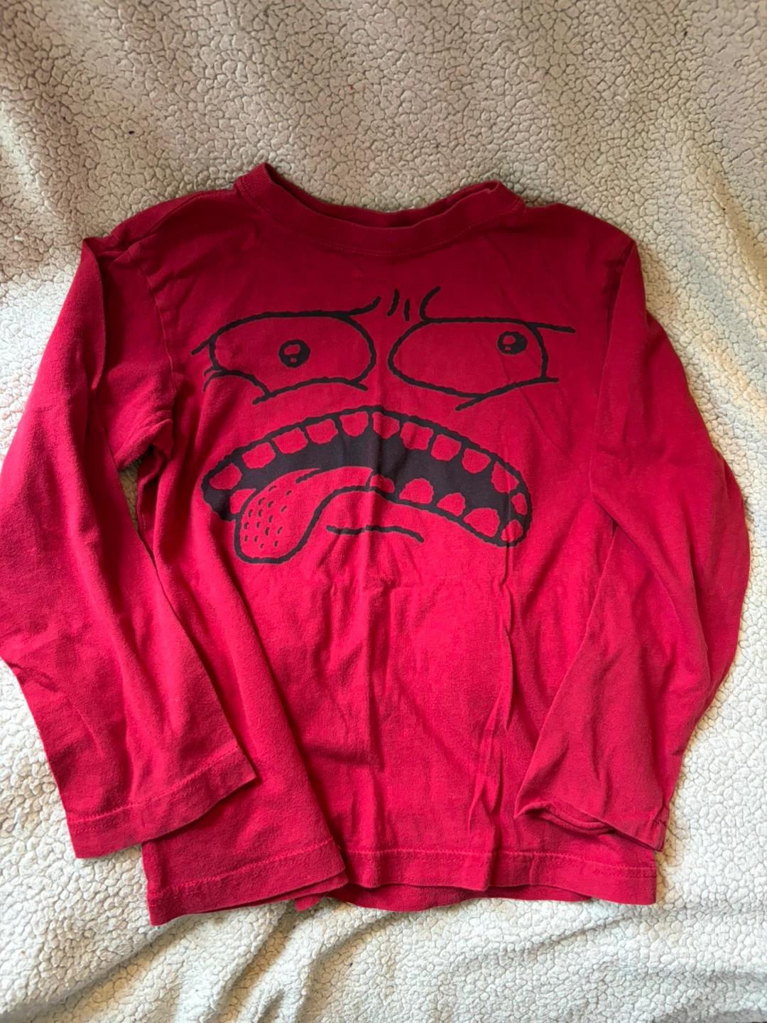 The Children's Place Red Long Sleeve Shirt Size 5/6