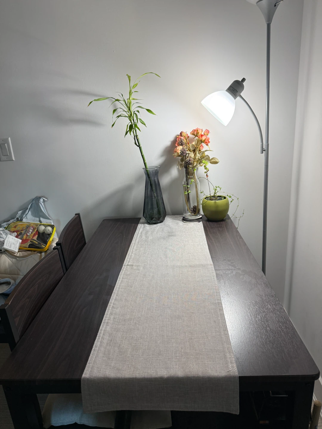 Dining Table Set with Chairs and Bench - photo 2