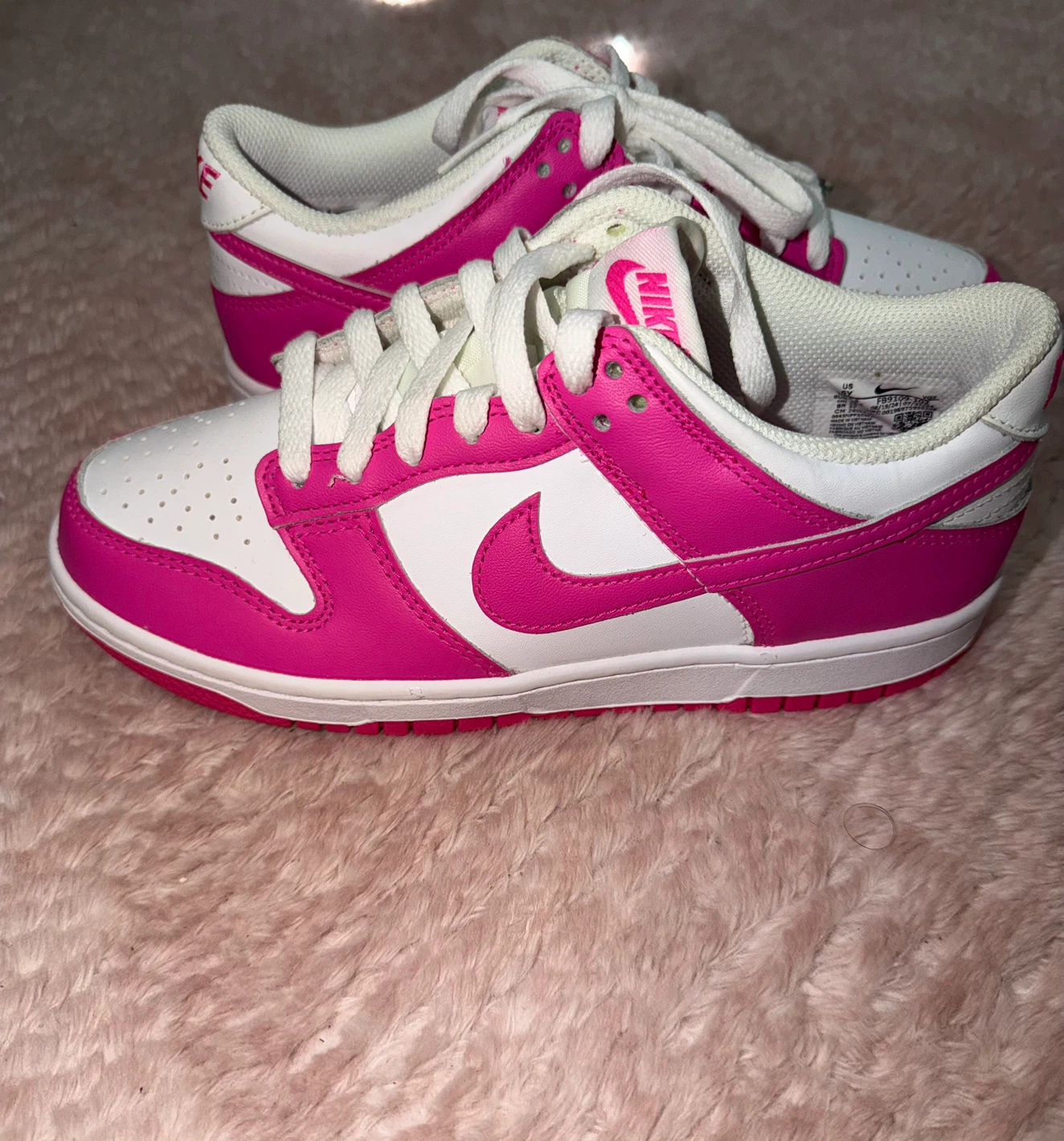 Nike Dunk Low Pink and White