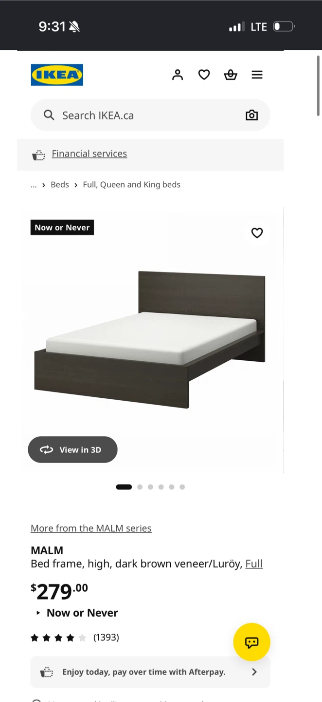 IKEA MALM Bed Frame king size - Full - Dark Brown - photo 3