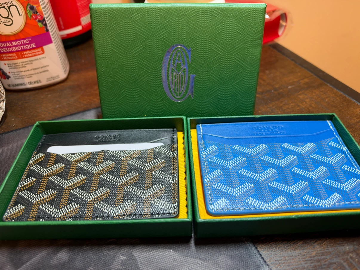 Two Goyard Saint-Sulpice Card Holders