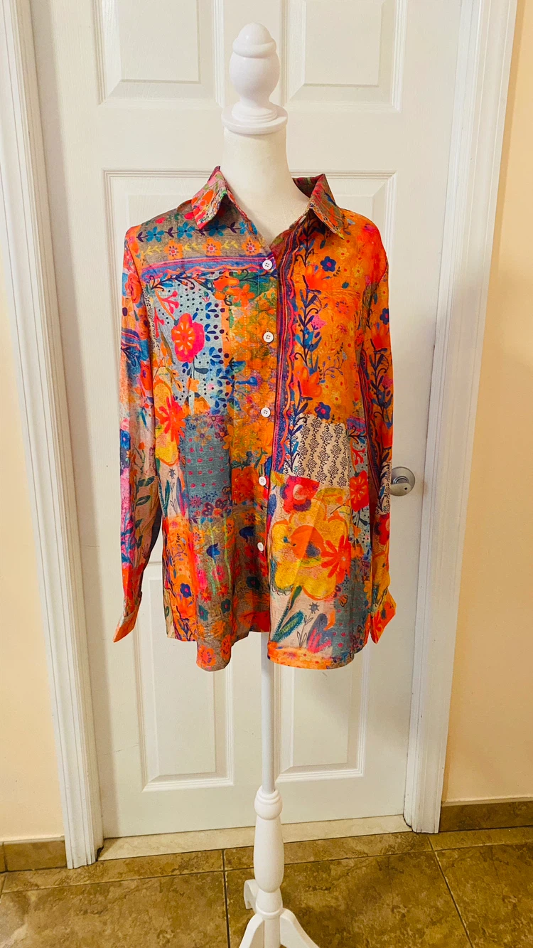 Boho blouse size m