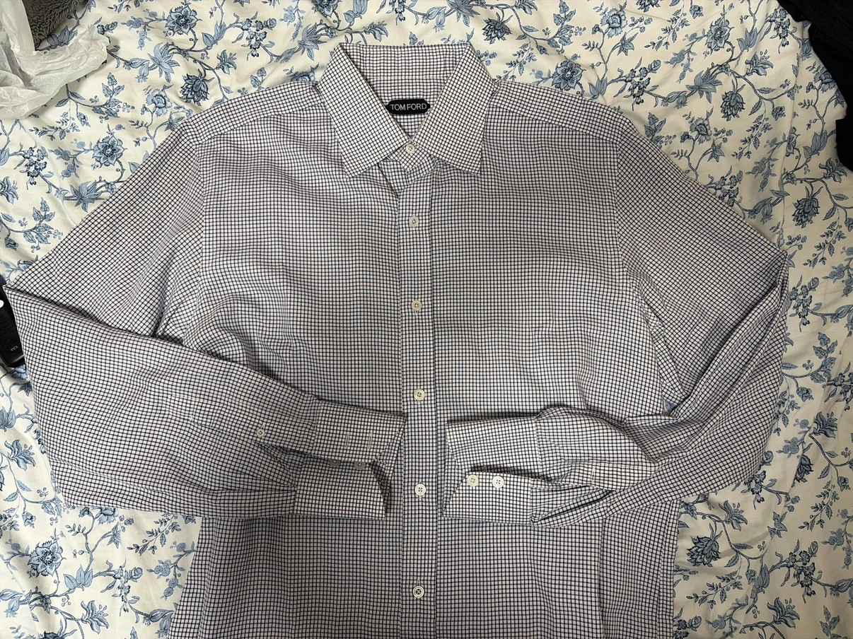Tom Ford checkered dress shirt - photo 3