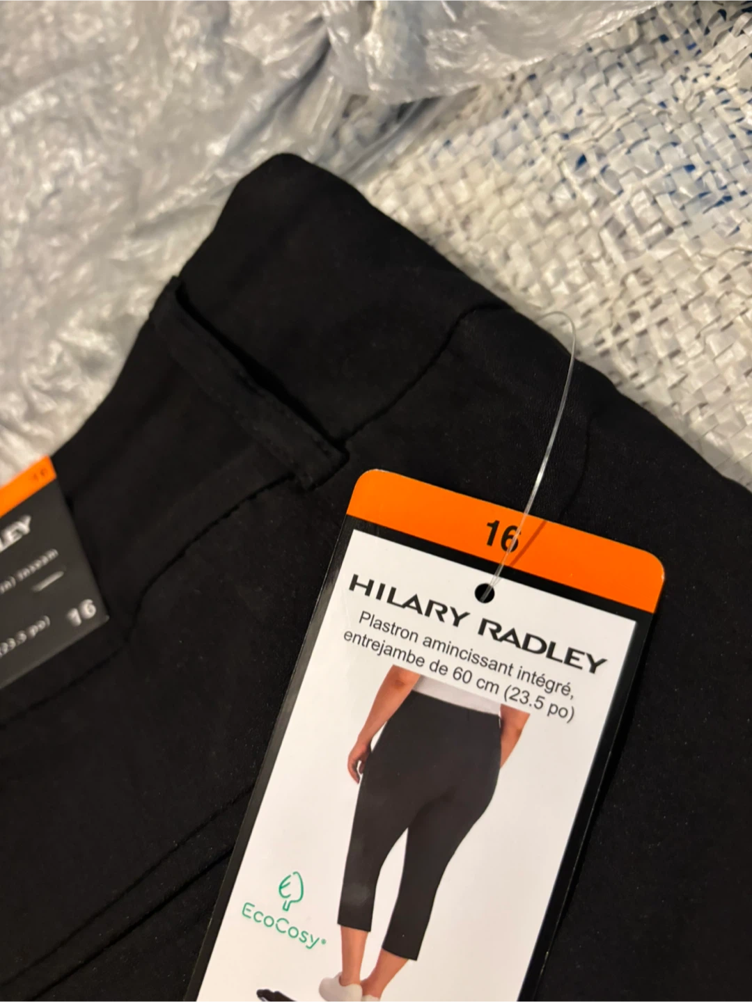 Hilary Radley Black Slim Leg Pants Size 16 - photo 3