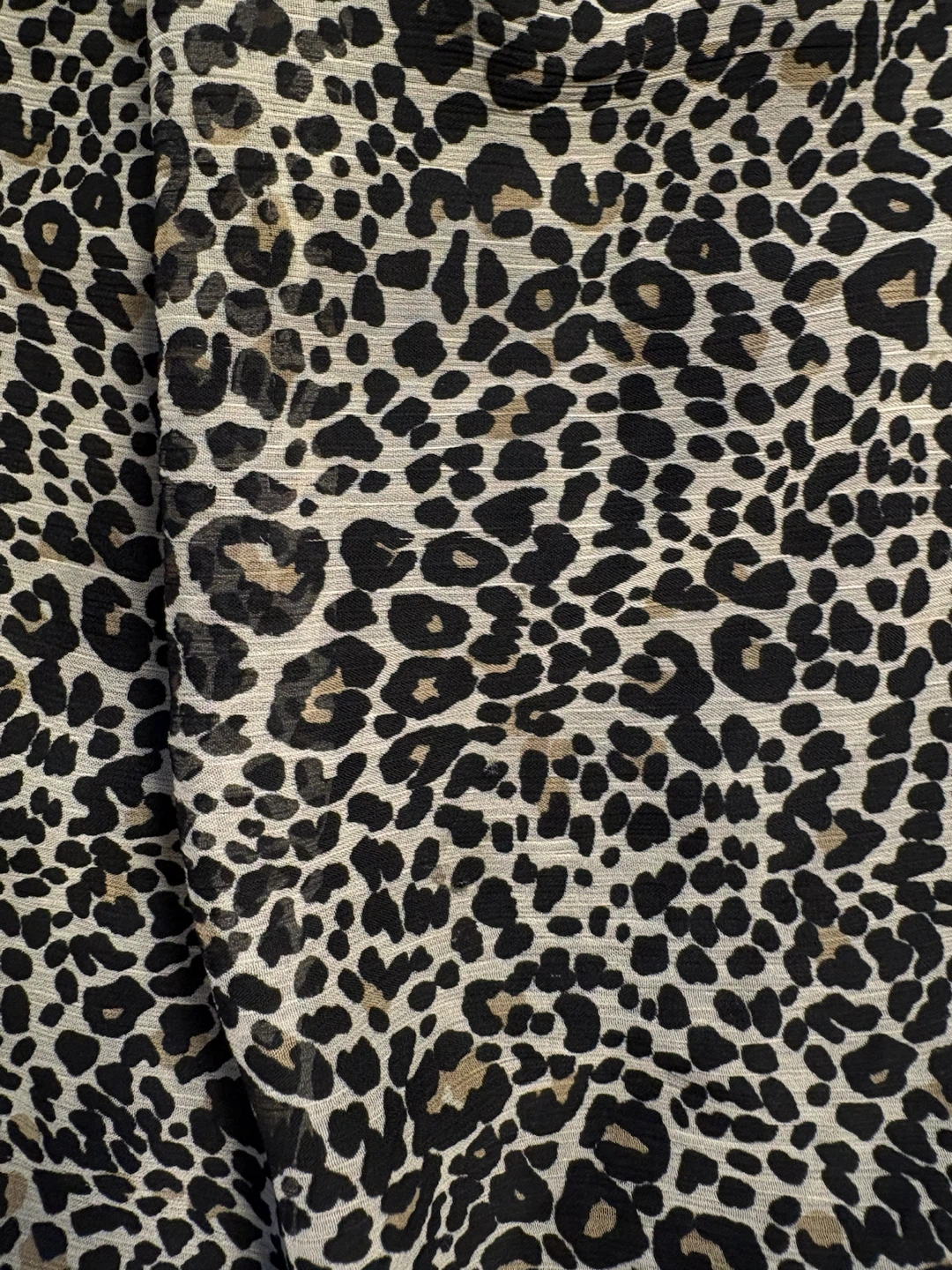 H&M Leopard Print Sleeveless Blouse