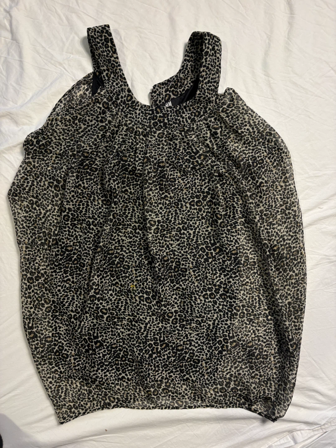 H&M Leopard Print Sleeveless Blouse - photo 3