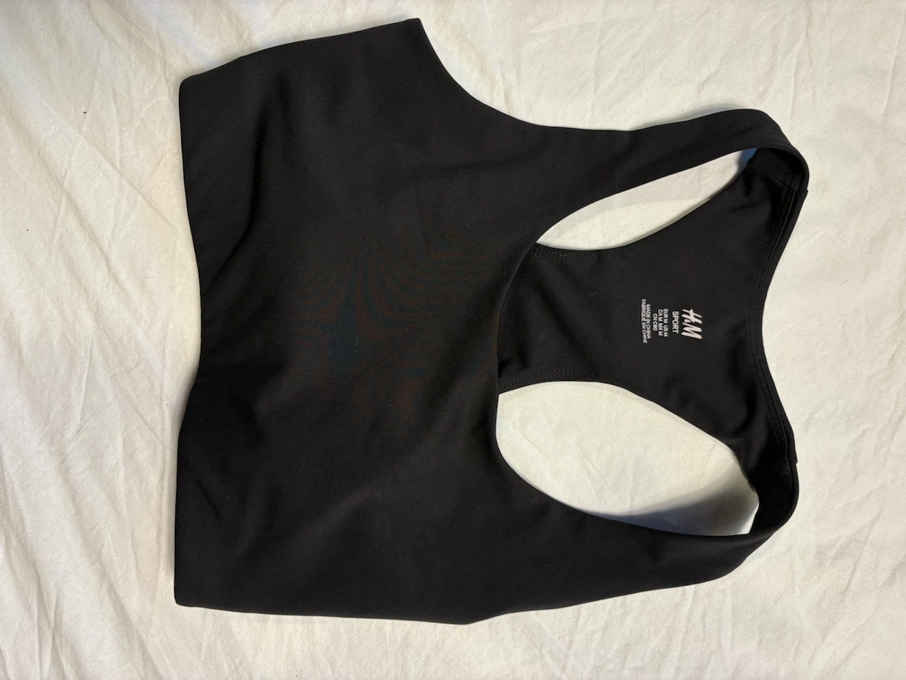 H&M Sport Black Racerback Sports Bra