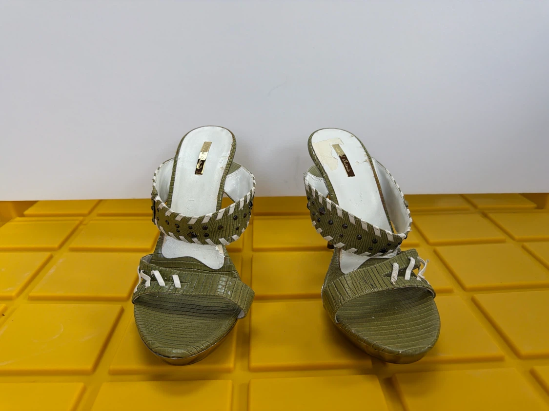 Micheal Antonio Olive Green Heels size7