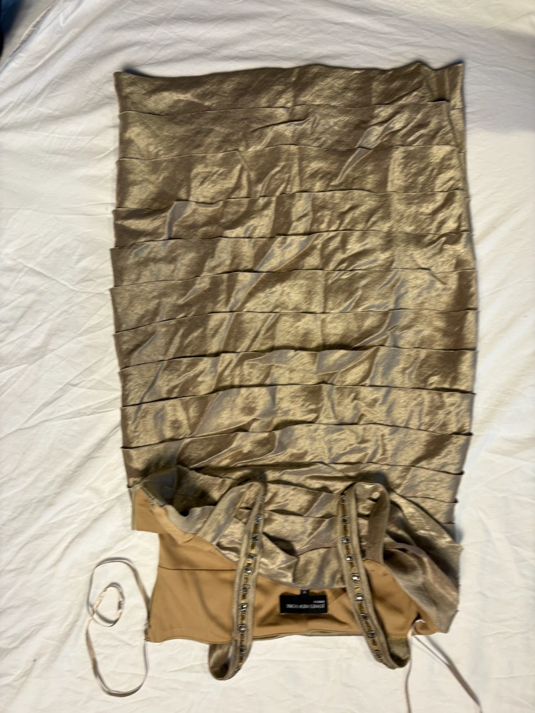 Jones New York Gold Dress Size 10 - photo 2