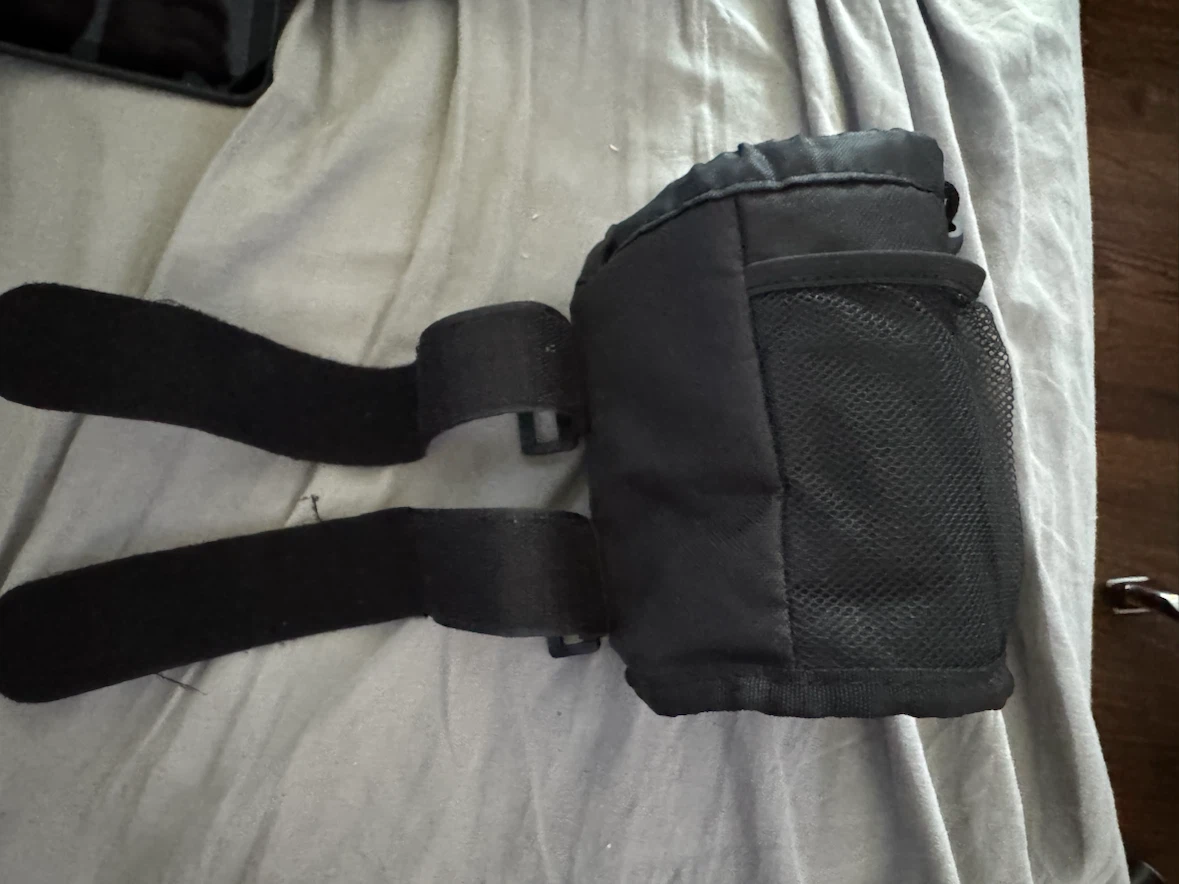 Bike/scooter Water Bottle Holder Bag – Black
