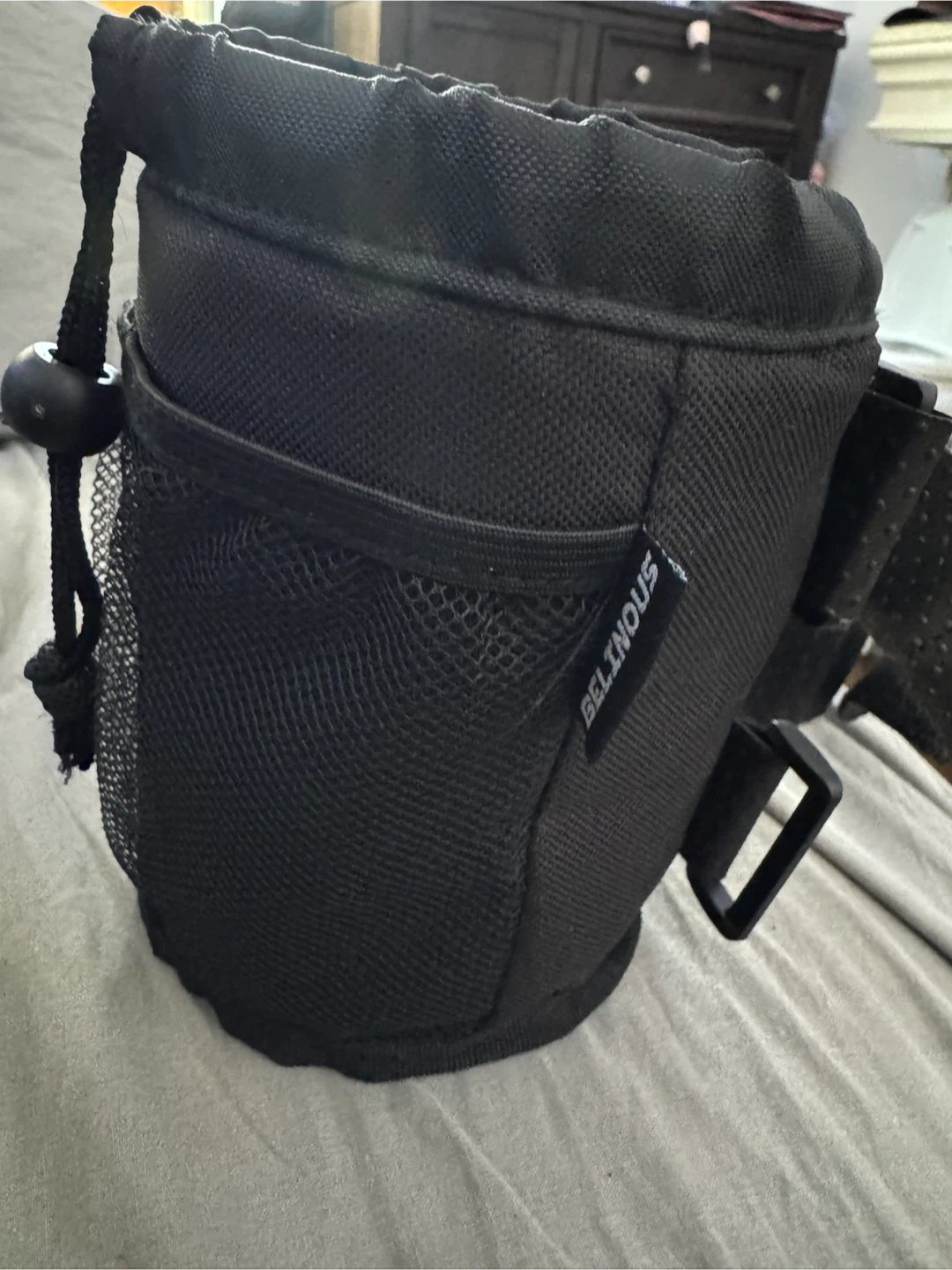 Bike/scooter Water Bottle Holder Bag – Black - photo 3