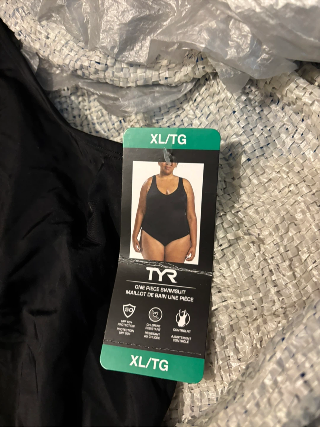 TYR Black One Piece Swimsuit XL - photo 2