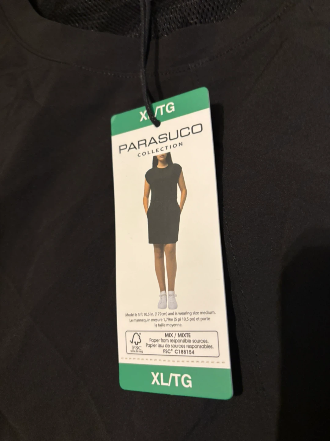 Parasuco Collection Black Dress Size XL - photo 2