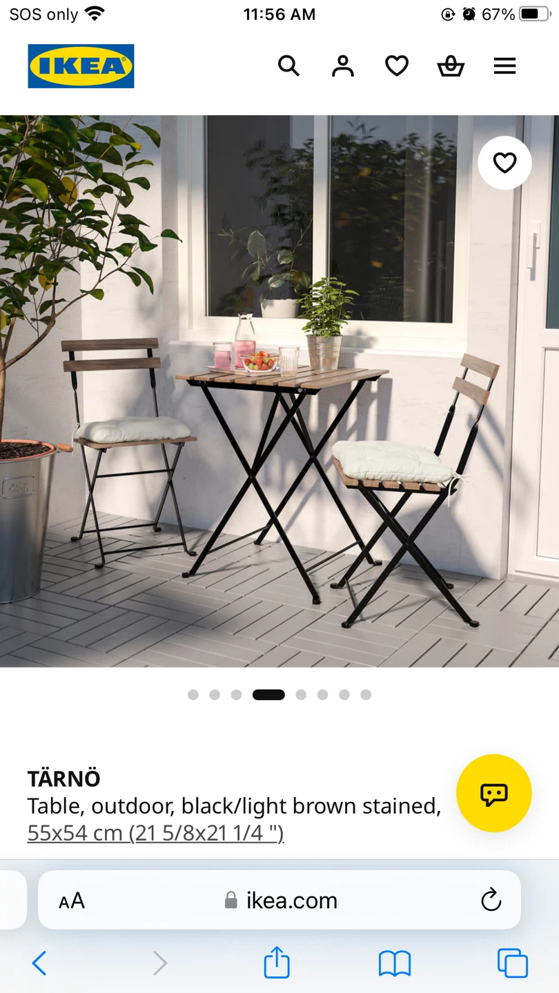 IKEA TÄRNÖ Outdoor Folding Table - photo 3