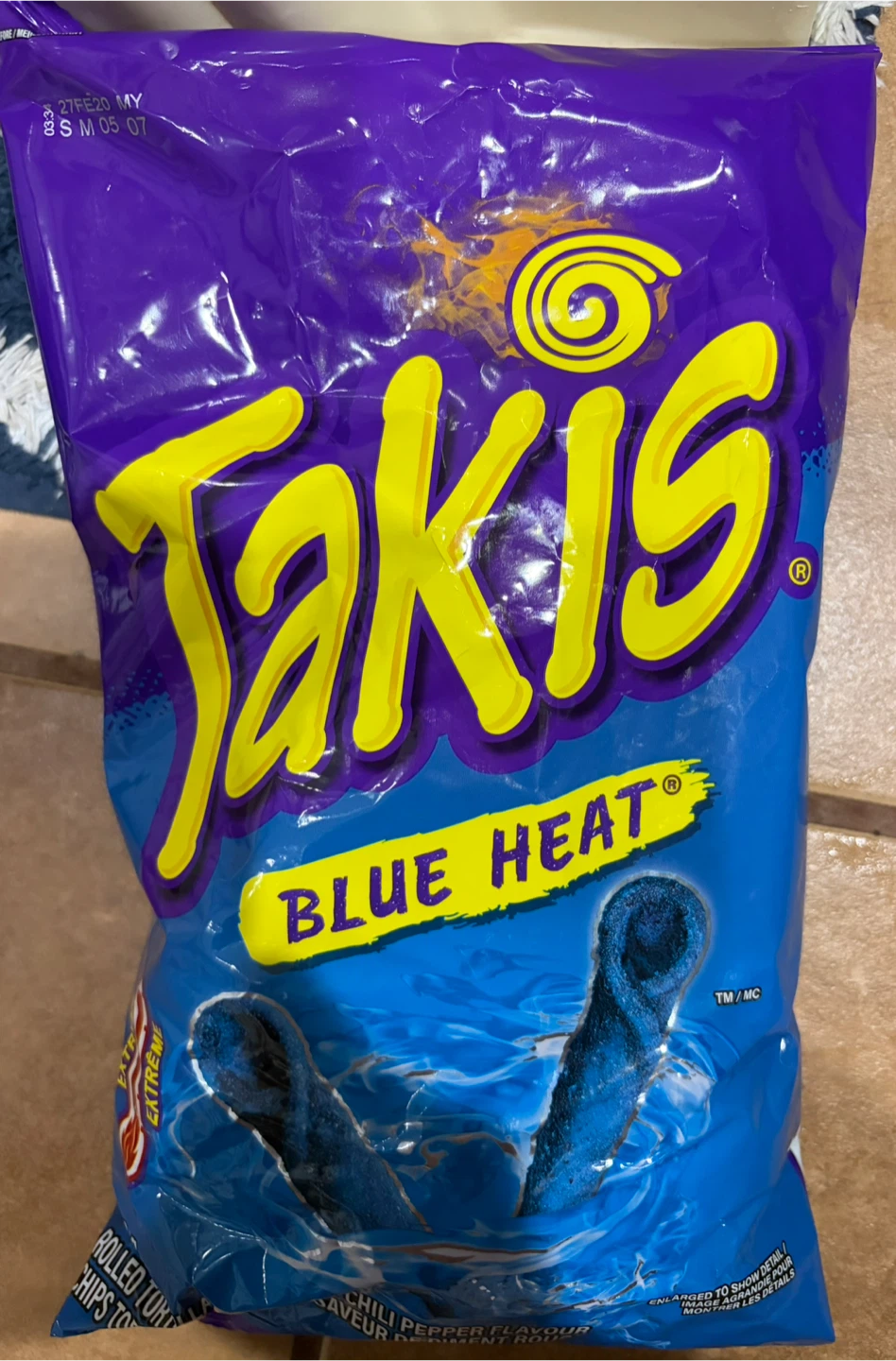 Takis Blue Heat Rolled Tortilla Chips