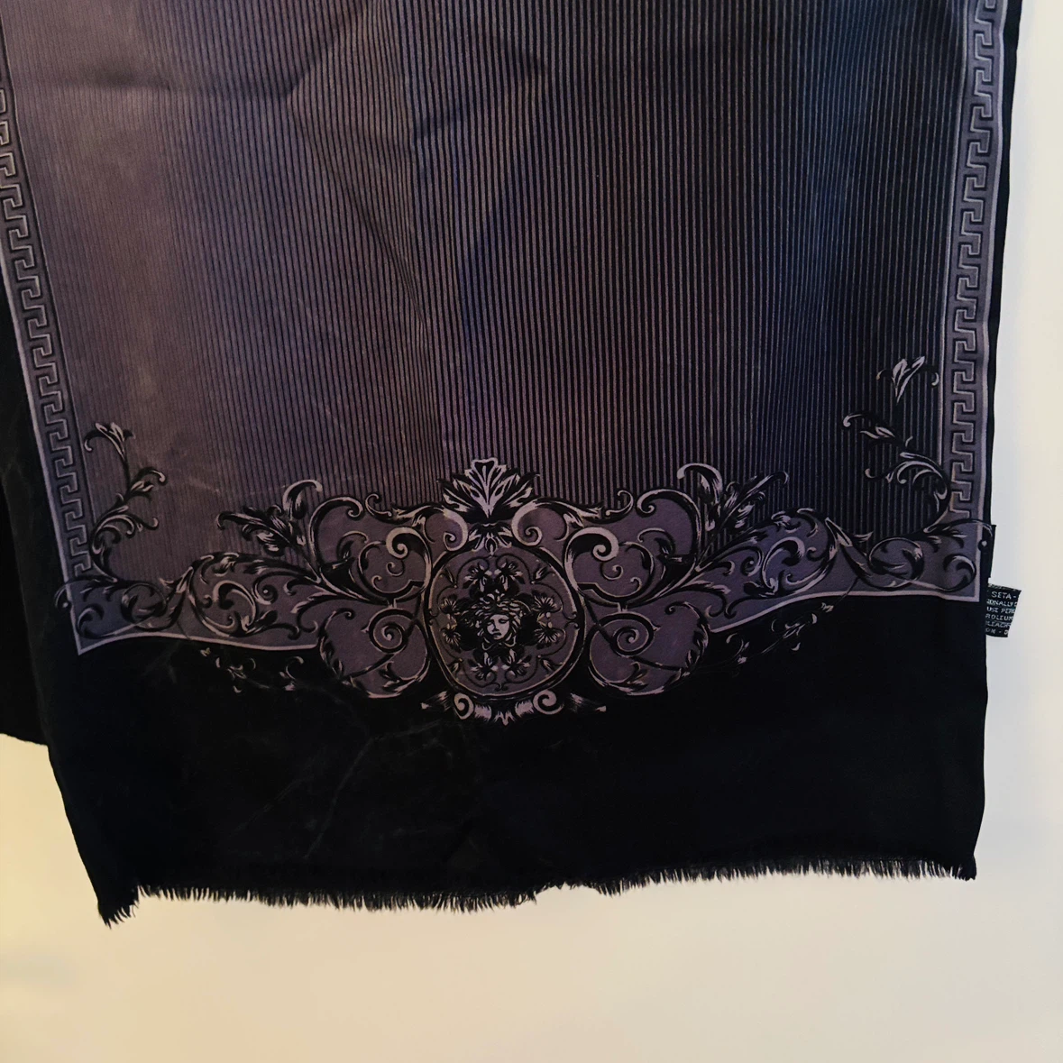 $650 Versace Silk Scarf, Made in Italy