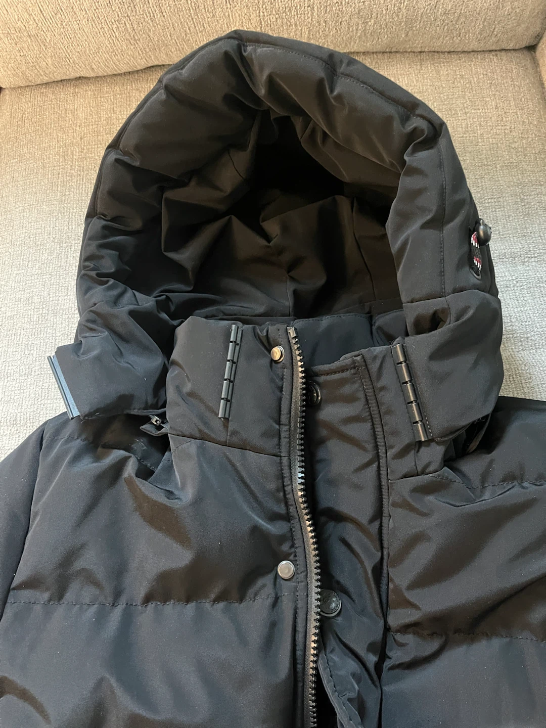 Point Zero Puffer Jacket - Black, Size Medium - photo 4